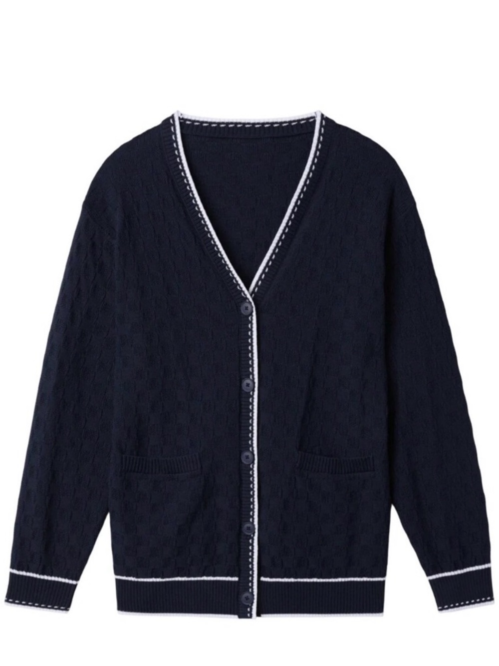 NWT RHONE Birdie V-Neck Button Cardigan Sz L